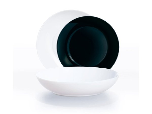 LUMINARC APY BLACK I  WHITE 18/1